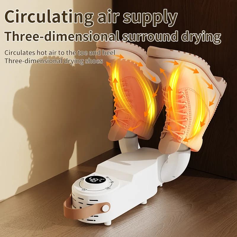 Boot Dryer with Deodorizer | Foldable Electric Heater | 110V/220V - Thumbnail 4