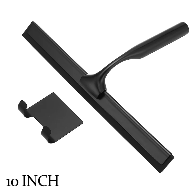 Window Cleaning Kit with Pole | 10-14" Squeegee & Scraper | Shower, Car & Window Tool - Thumbnail 5
