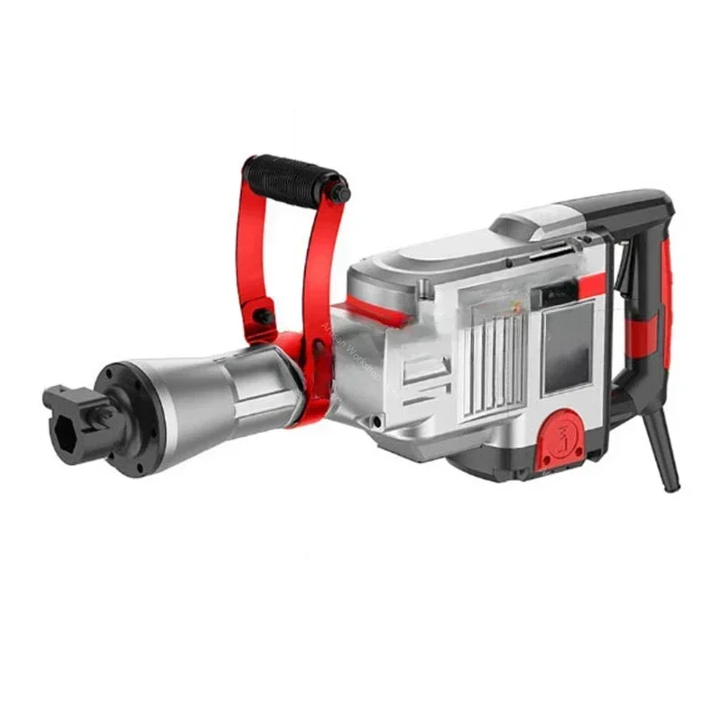 GT680 Heavy Duty Electric Demolition Jack Hammer for breaking concrete and road demolition, shown on a worksite.