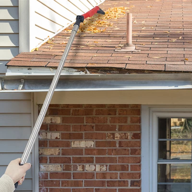 Telescopic Gutter Cleaning Pole | 1.7m Extension | Dirt & Debris Removal - Thumbnail 5