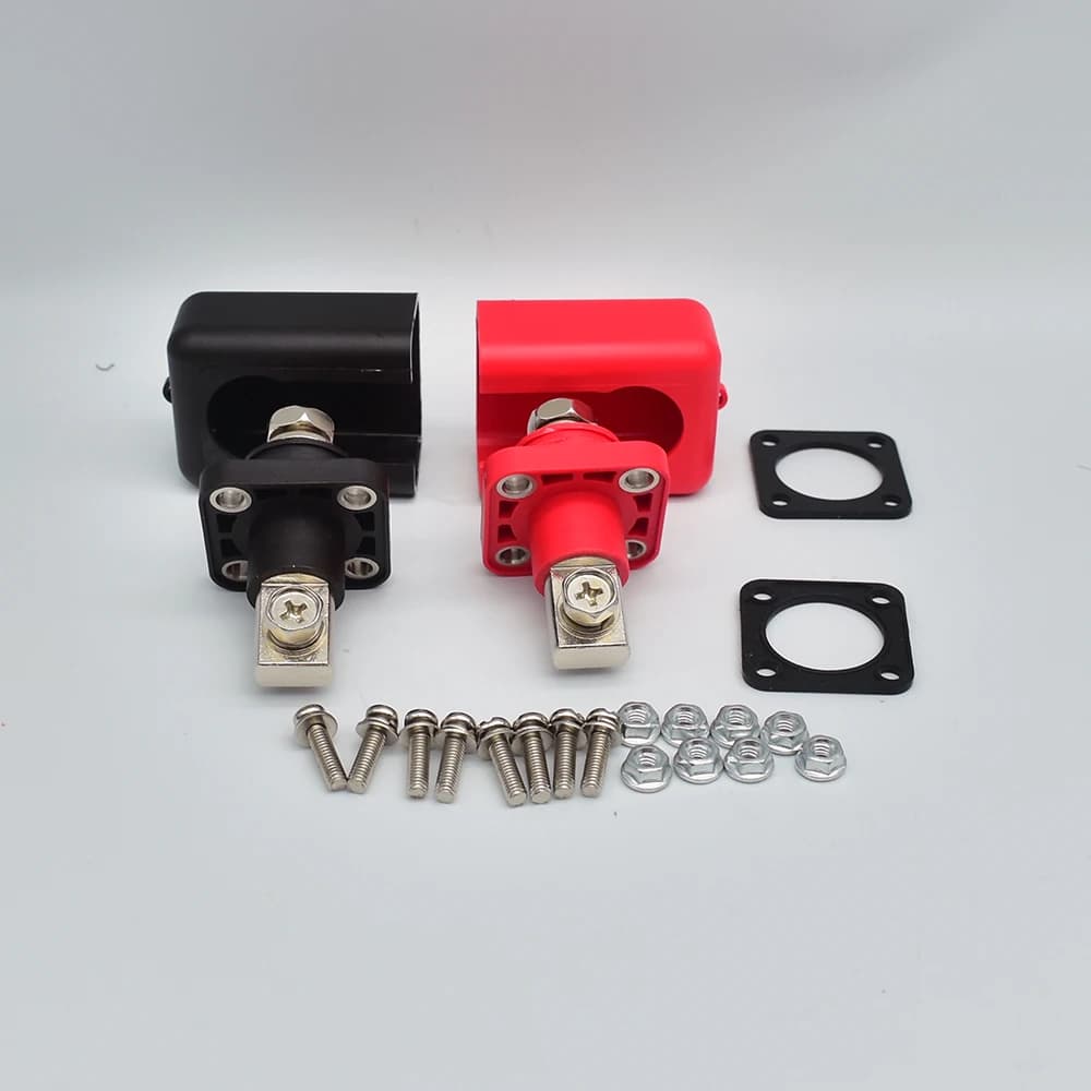 High-Current Copper Battery Terminals | 120A-200A Energy Storage Connector | Premium Power Transfer - Image 1