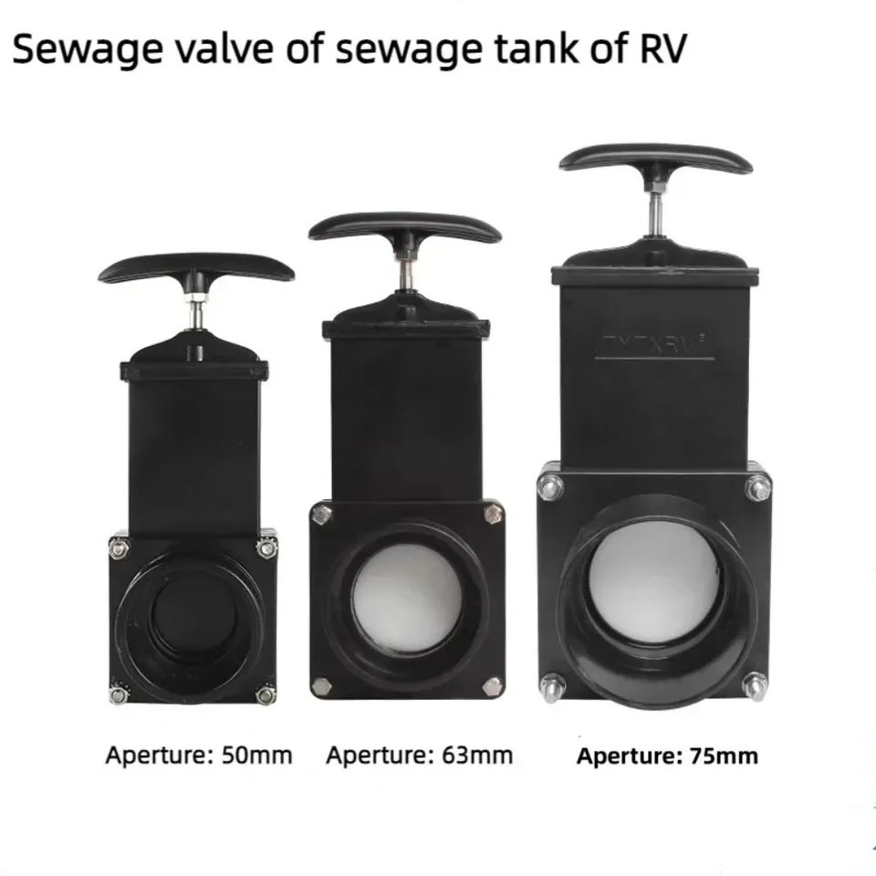 Gate Valve Gate | Dual-Function Drain | Motorhome/Caravan Tank - Thumbnail 3