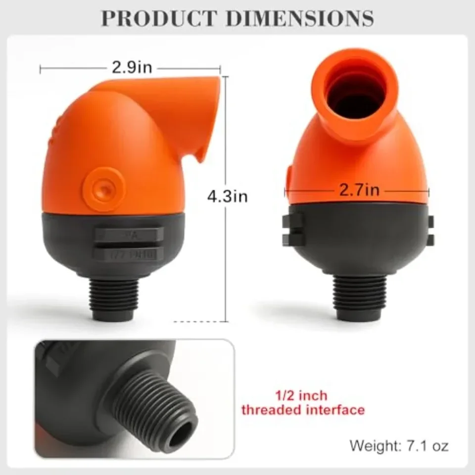 Check Valve Style Air Vent | NPT Thread | For Water Tank Systems - Thumbnail 7