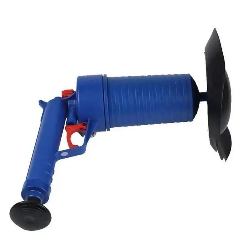 Toilet plunger, single item on a plain white background.