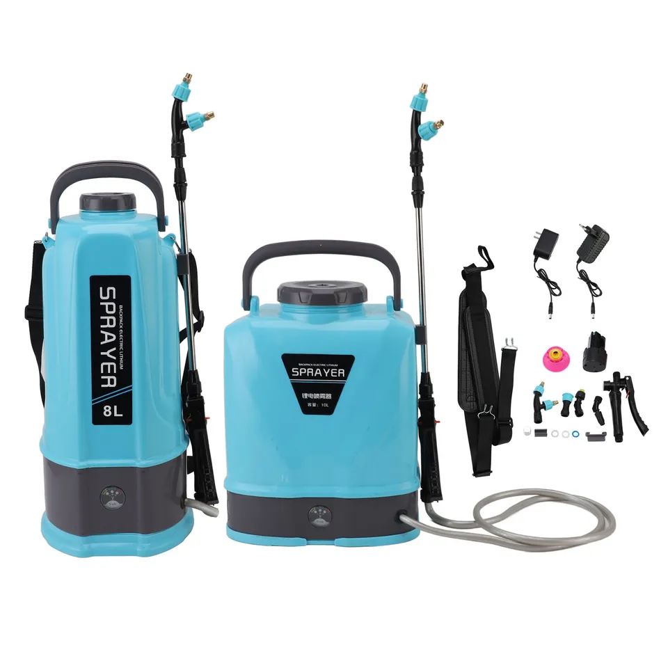 Battery Powered Sprayer Backpack | Adjustable Pressure | 5 Nozzles for Weeding & Cleaning - Thumbnail 7