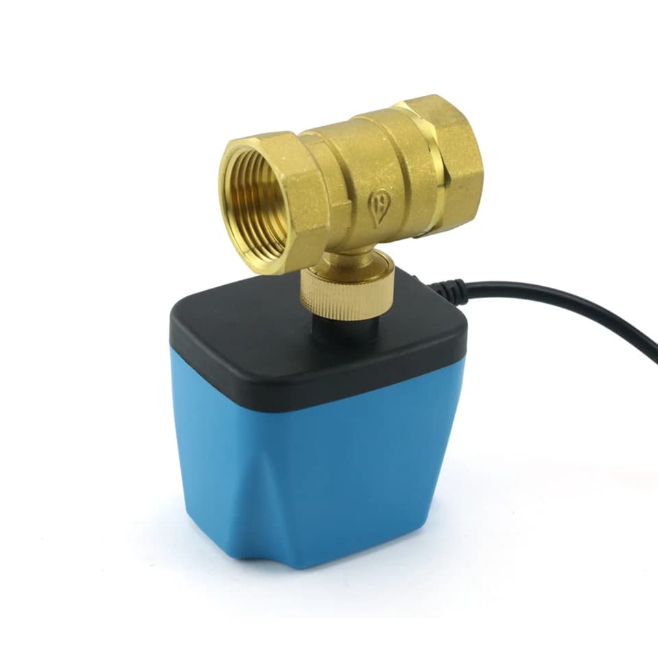 2 1/2" Motorised Ball Valve, single unit on white background.