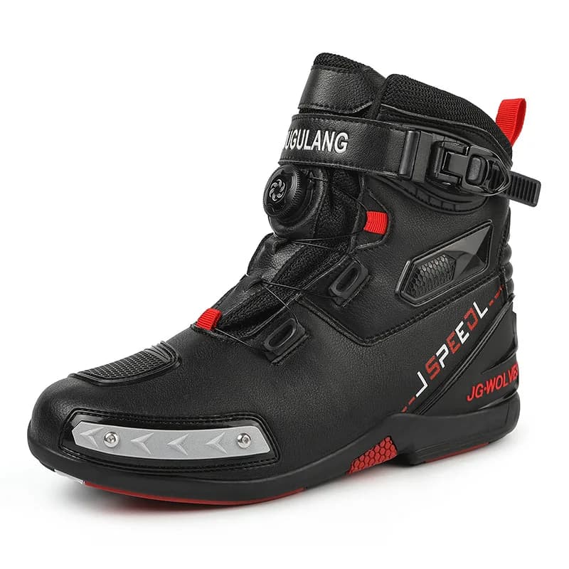Men's Safety Wellington Boots | Waterproof Motorbike Riding | TPU Anti-Collision - Thumbnail 2