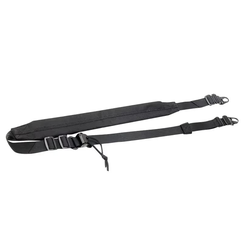 Tactical MK2 Rifle Sling with quick-adjust lever and padded shoulder strap for hunting and shooting sports.