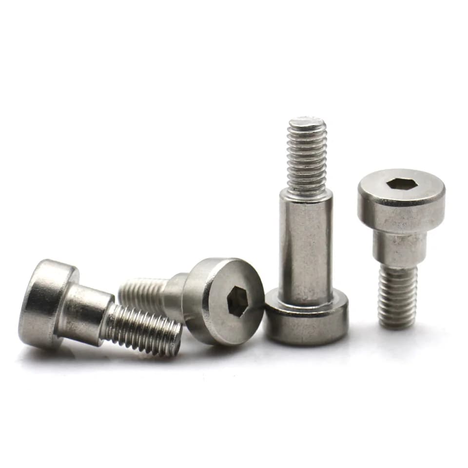 Ground Screw Hex Socket Shoulder Bolt | 304 Stainless Steel | M2-M10 Roller Bearing - Thumbnail 4