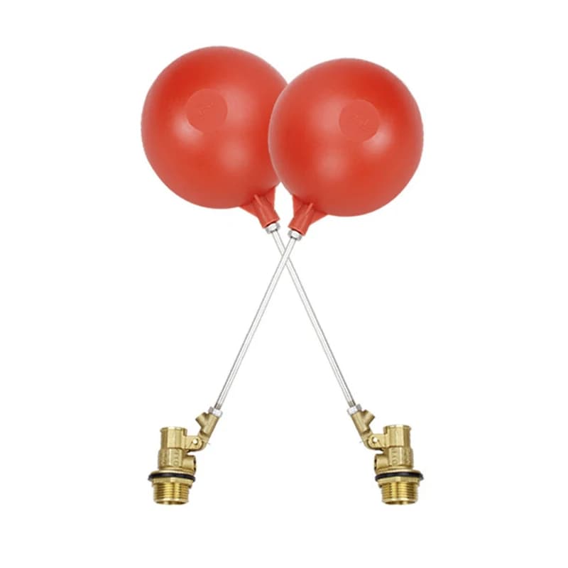 Two identical float valves, possibly a variant or multi-pack.