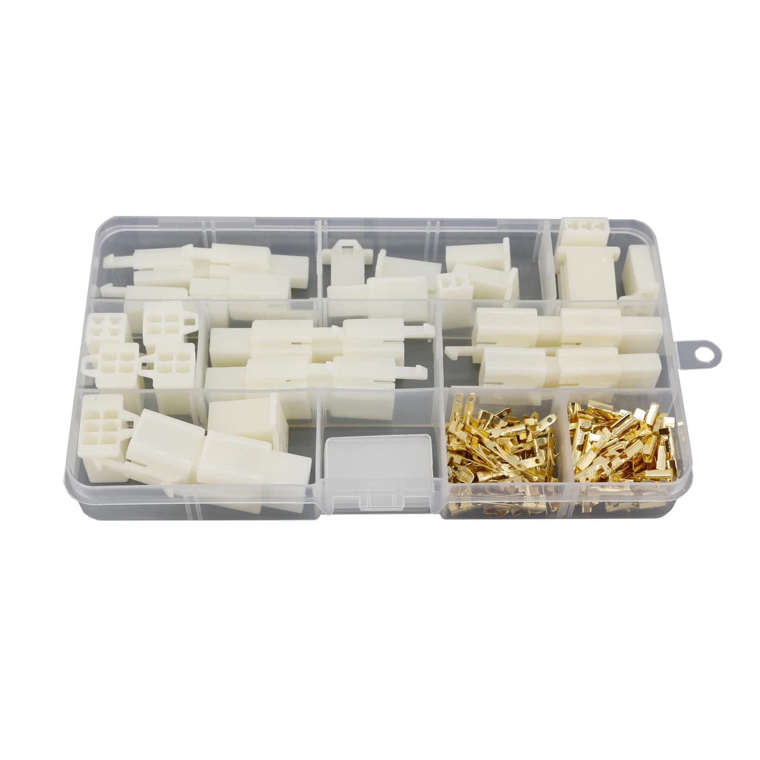 2.8mm Automotive Electrical Connector Kit | 15-Piece Set | Male & Female Terminal Plugs - Image 1