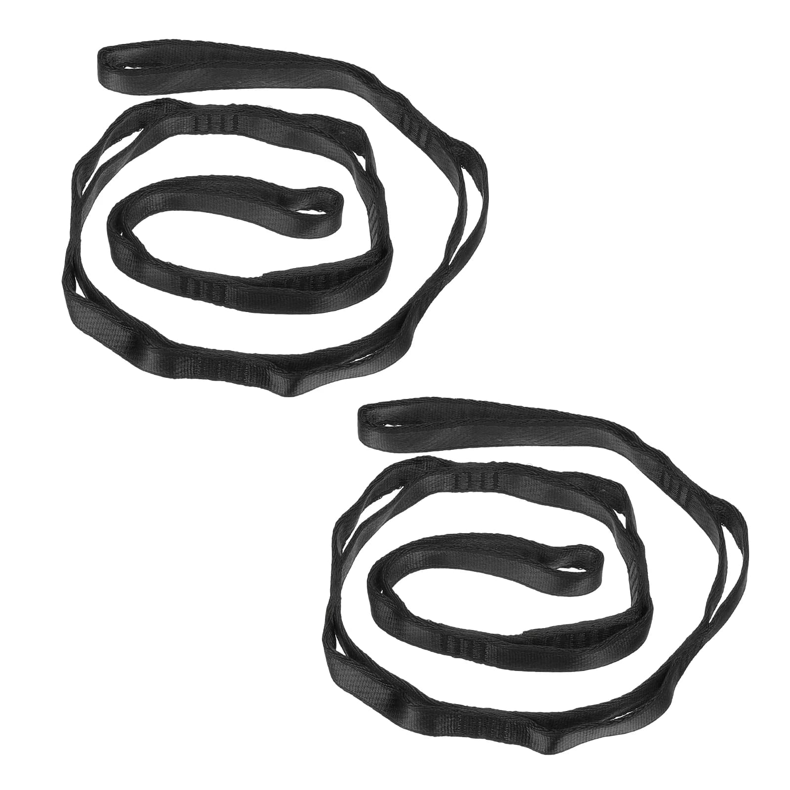 Daisy Chains Yoga Hammock Extension Strap with 8 loops, an adjustable nylon climbing sling for fitness, Pilates, and aerial exercise.