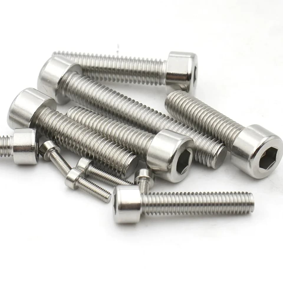 Ground Screw Fasteners | M3-M8 Hex Socket Cap Bolts | 304 Stainless - Thumbnail 4