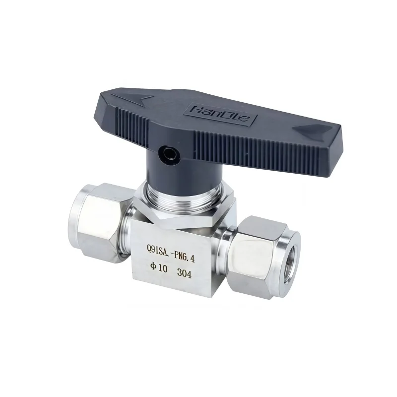 Stainless Steel Compression Ball Valve | Flush Valve | Water, Gas, Fuel - Thumbnail 2
