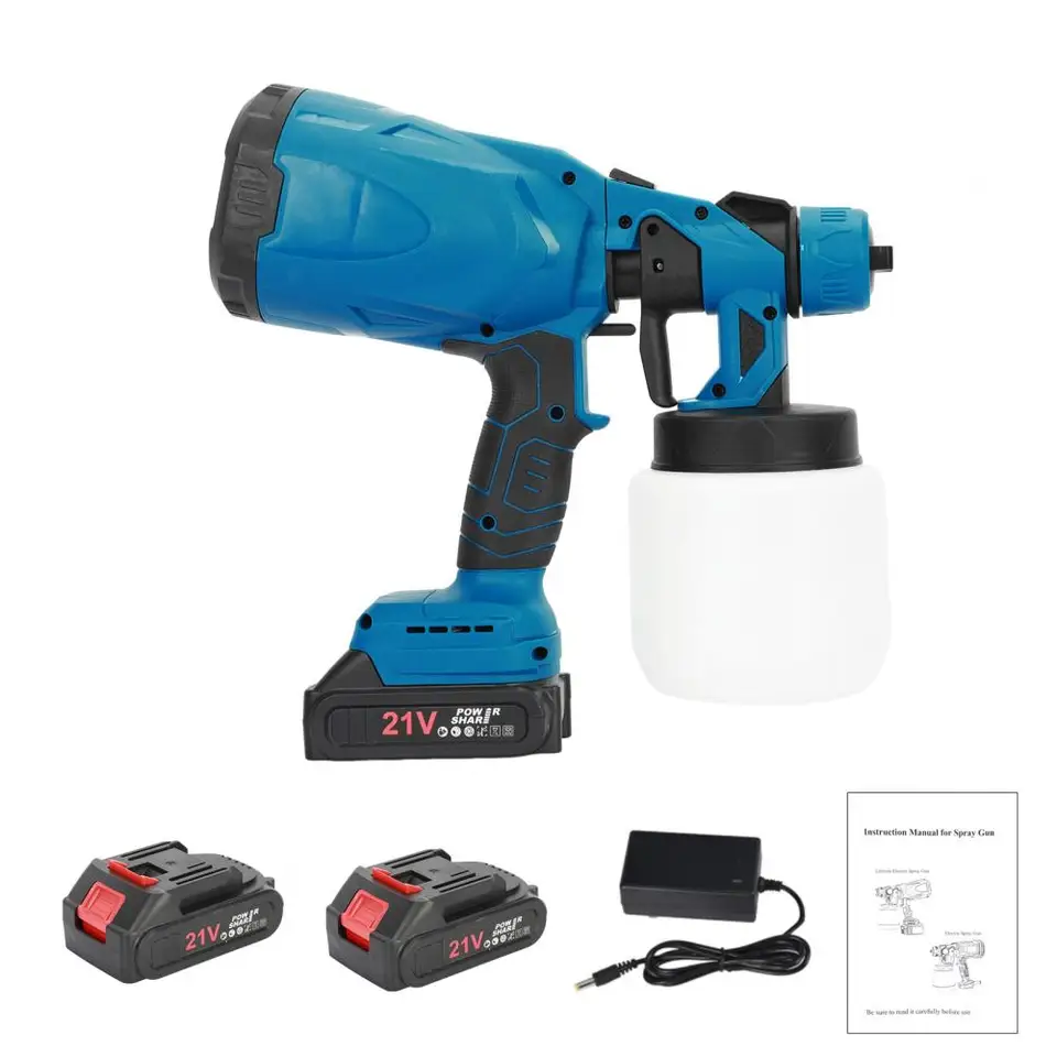 Mini Paint Sprayer | Long-Spray Distance | Rechargeable Handheld Electric - Thumbnail 2