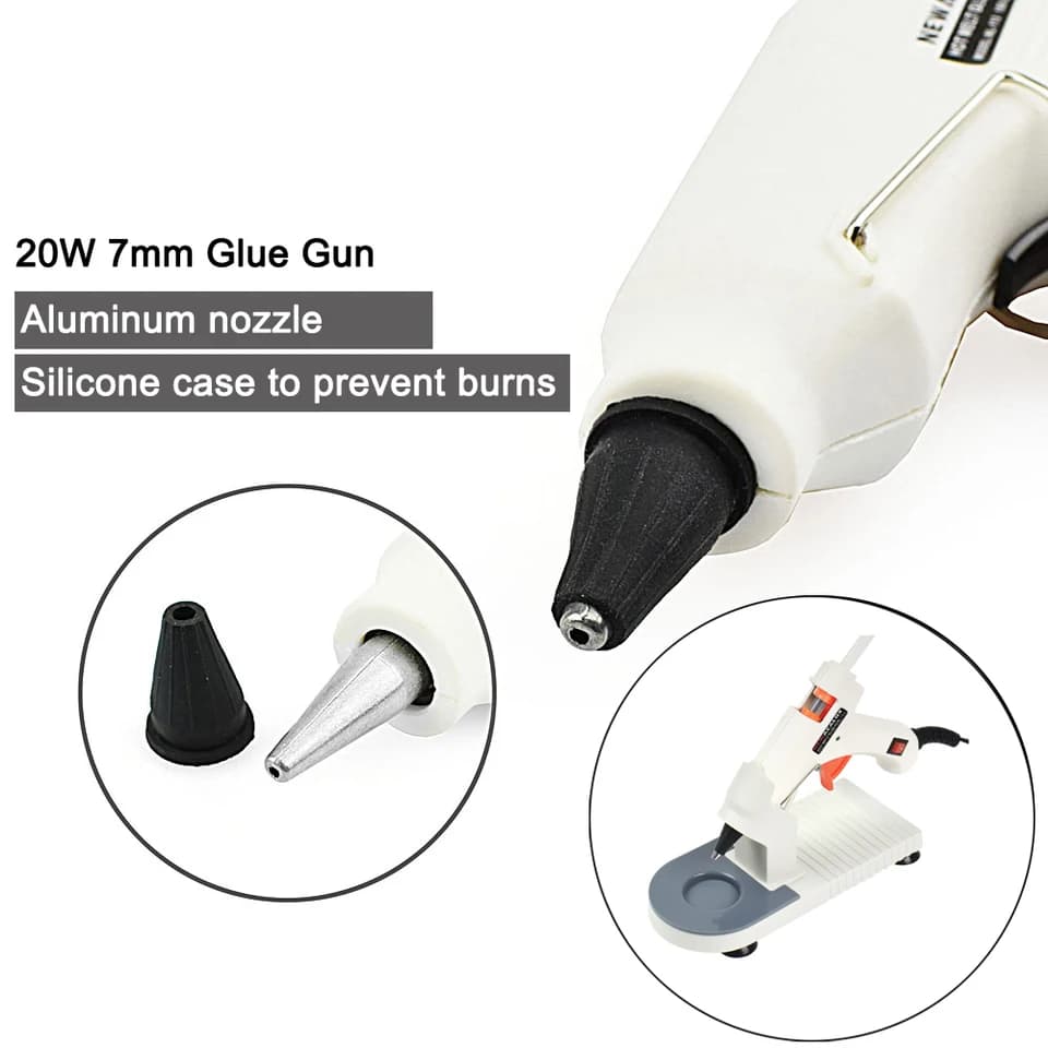 NEWACALOX Glue Gun | 220V, 7/11mm Sticks | Home & Industrial Use - Thumbnail 2