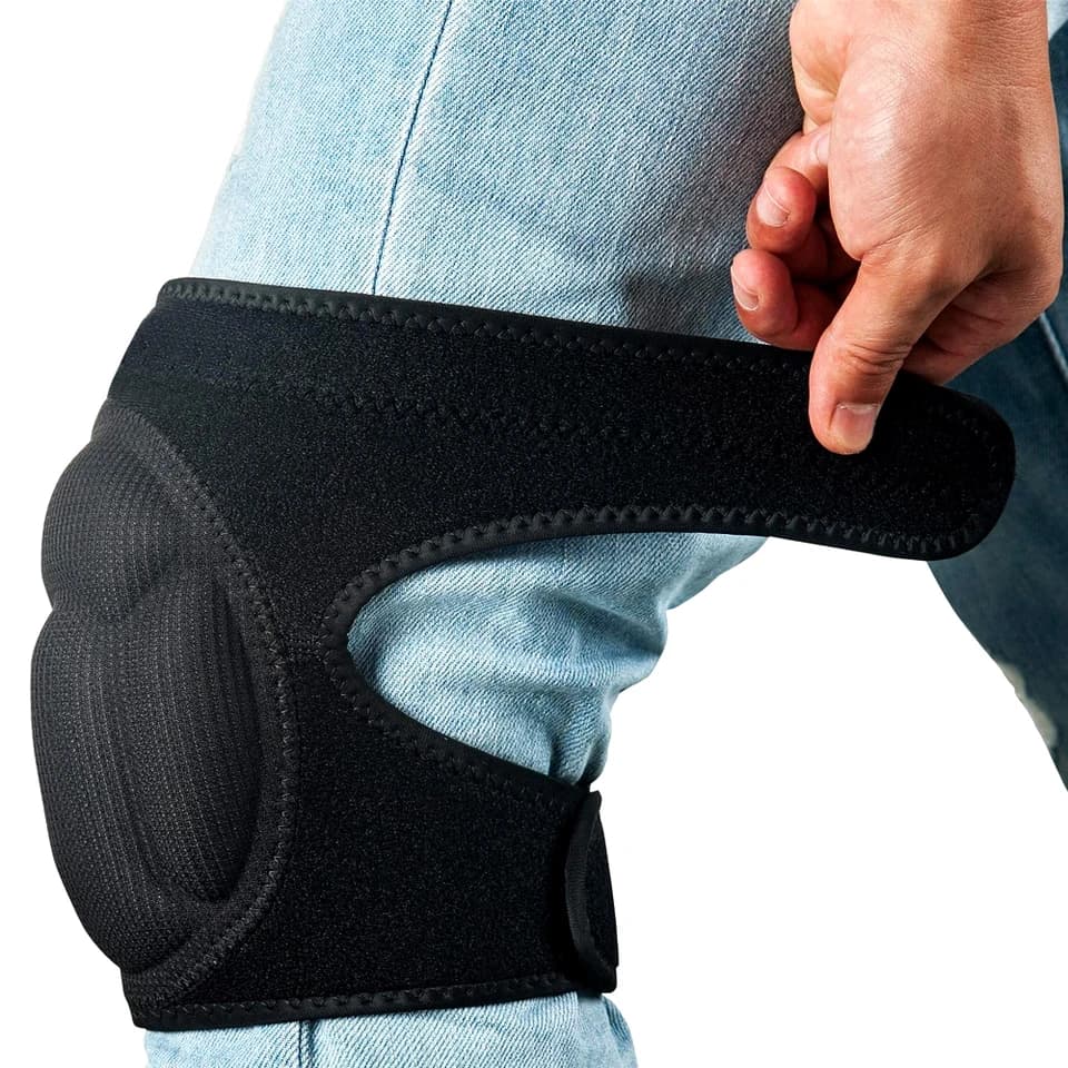 knee pads with Soft Cushion | Adjustable Straps | For Flooring & Garden - Thumbnail 6