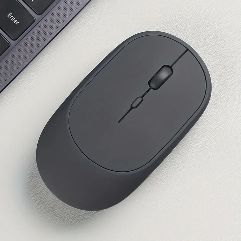 Wireless Mouse Rechargeable | Dual Mode Bluetooth & 2.4G USB | Silent Click for Laptop - Thumbnail 7