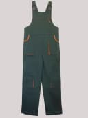 Green bib pants