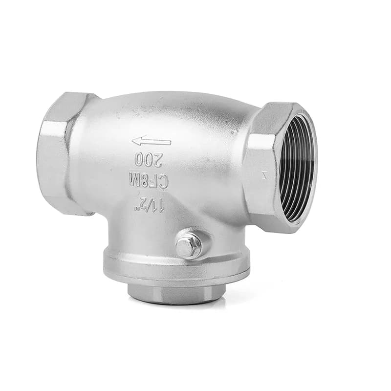 BSP Double Check Valve | SS304/316 Swing Check | 1/4" to 2" Industrial Pipe - Thumbnail 5