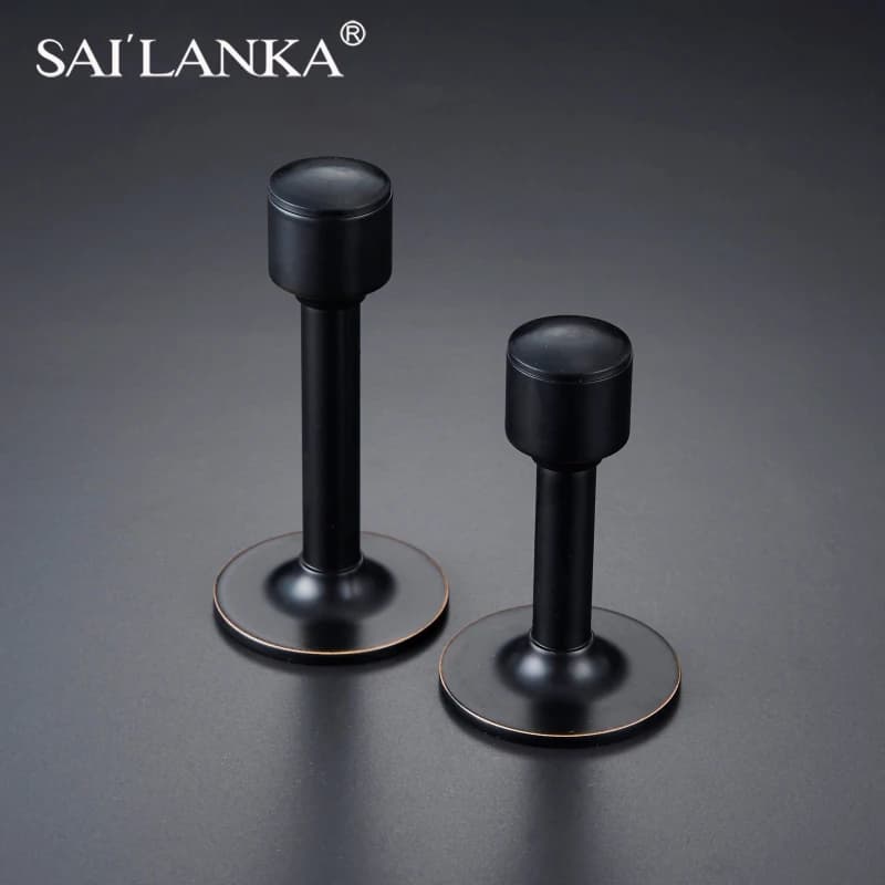 SAILANKA Heavy Duty Rubber Door Stopper | Floor Mounted | Hole-Free Security - Thumbnail 7