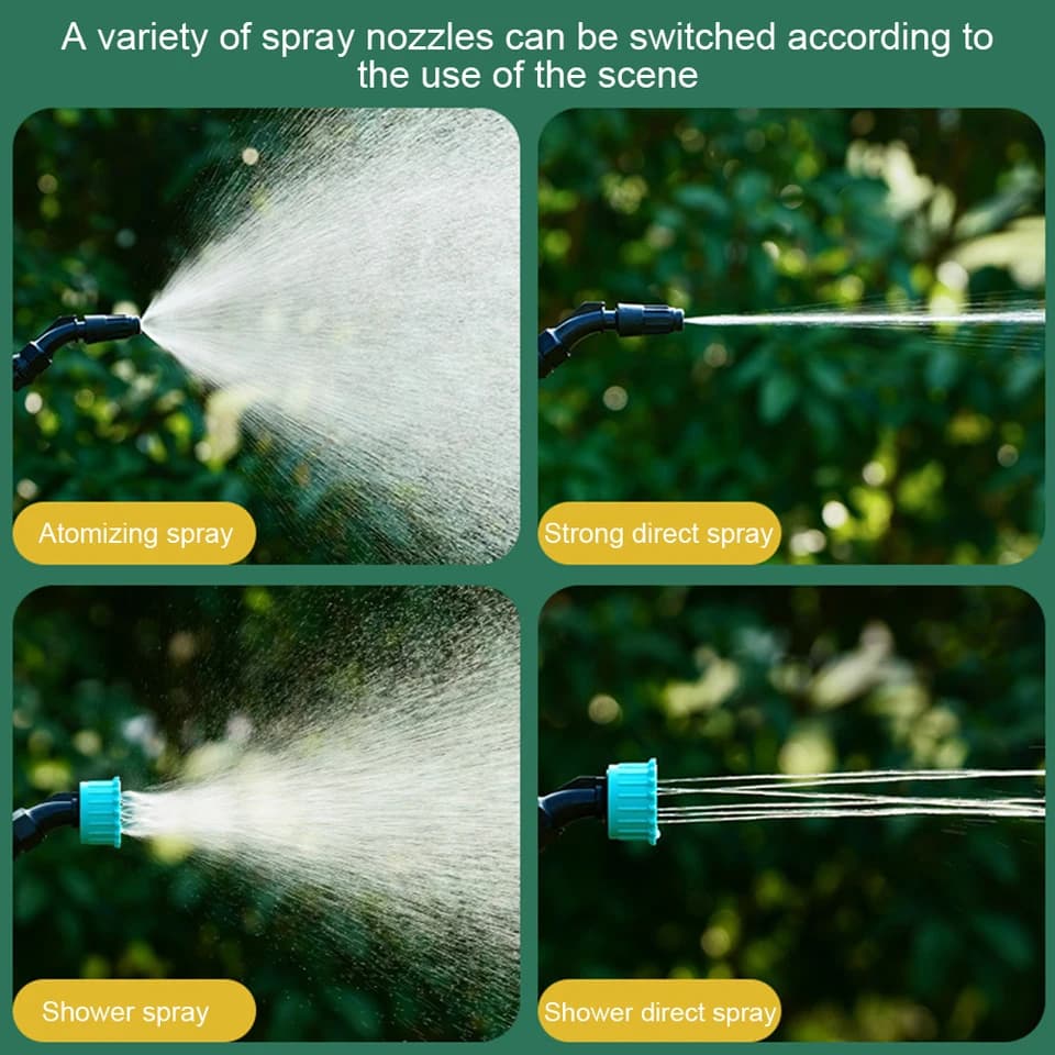 5/8L Electric Knapsack Sprayer | High-Pressure, Battery Powered | 4 Mist Nozzles - Thumbnail 7