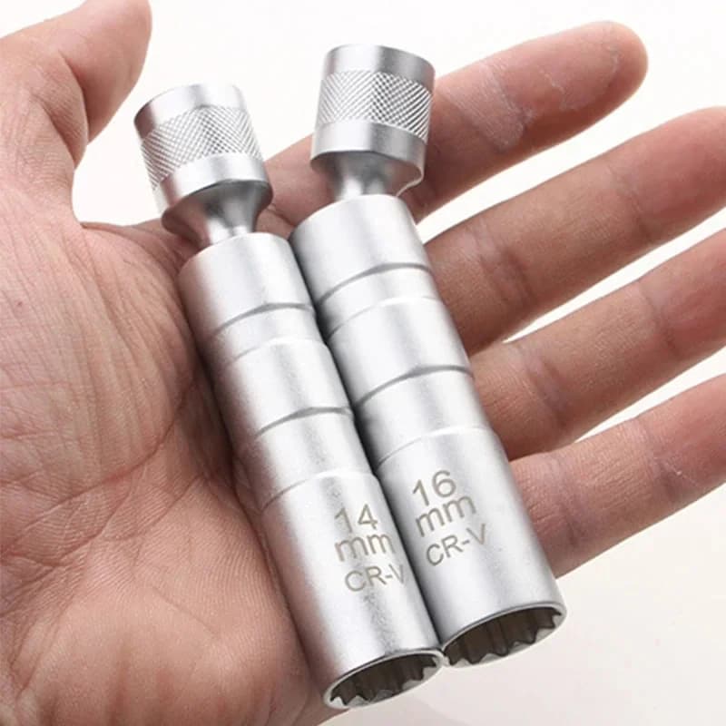 Plug Socket Set | 3/8 Drive 14mm & 16mm | Thin Wall Flex Joint Wrench - Thumbnail 5