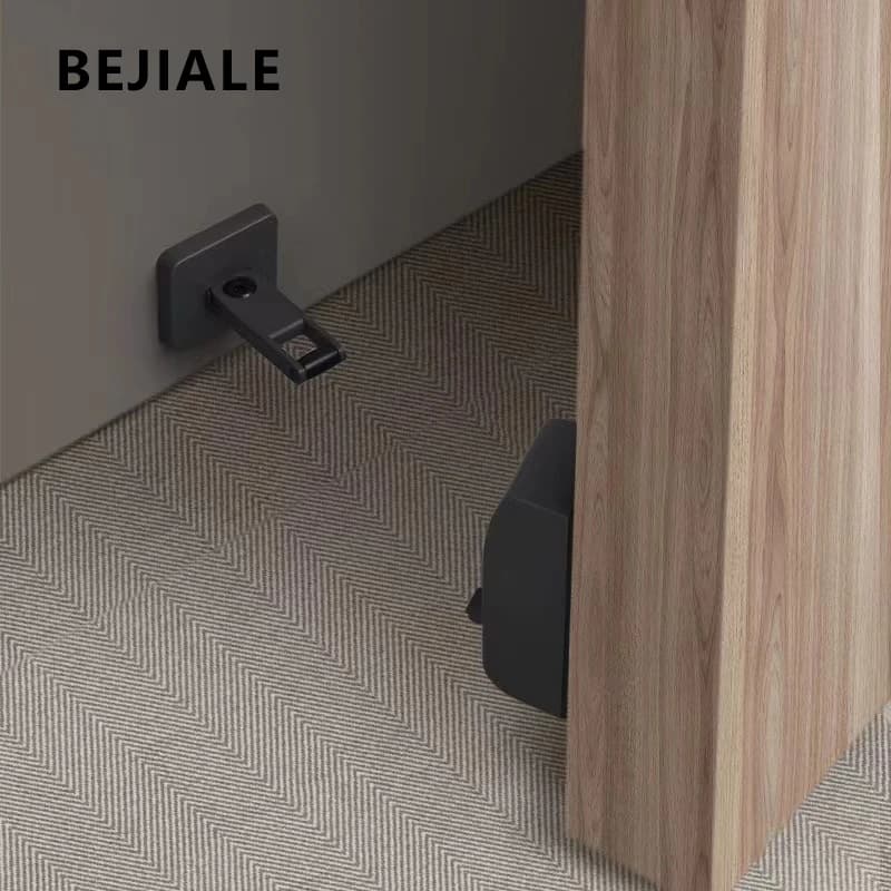 Rubber Door Stopper | Hydraulic Damping Floor Suction | No-Punch Windproof Anti-Collision - Thumbnail 5