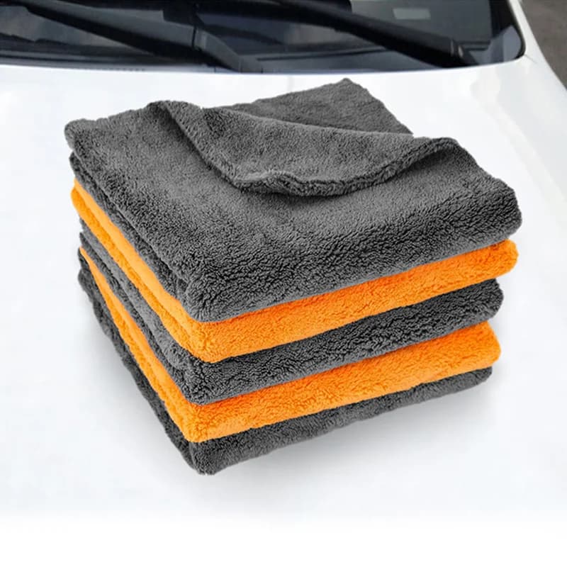 Microfiber Cloths | 40x40cm Thick Car Detailing Towels | Auto Wash Drying - Thumbnail 7