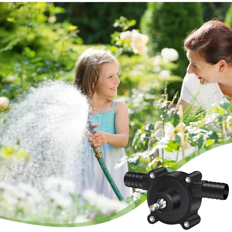 Home Design 3D Outdoor & Garden Electric Drill Pump | Self-Priming Fluid Transfer | Diesel/Water - Thumbnail 4