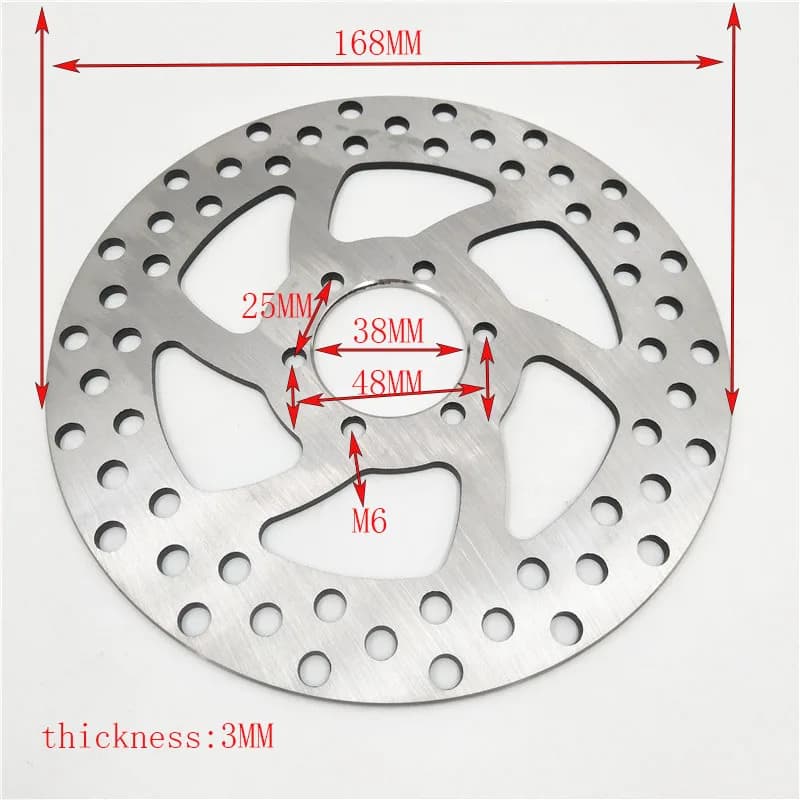 Brake Pads and Rotors | 160mm 6-Hole Disc | Front or Rear Fitment - Thumbnail 4