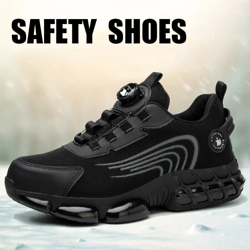 Steel Toe Cap Shoes | Slip-on, Puncture & Impact Resistant | Industrial Workwear - Thumbnail 3