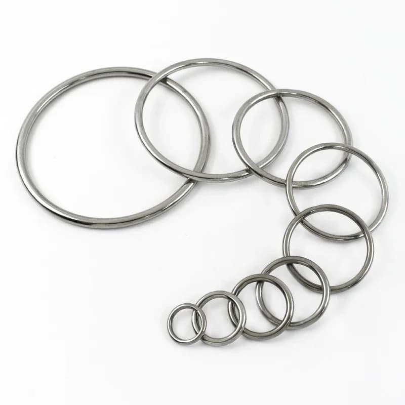 D Rings | Stainless Steel O-Ring Carabiner | 15-100mm Backpack Hook - Thumbnail 6