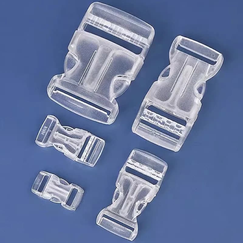Transparent Side Release Buckles | Quick Release Plastic Clips | Webbing Fasteners - Thumbnail 6