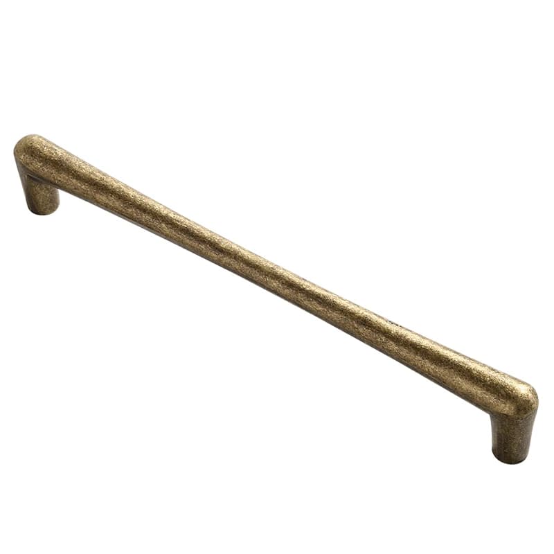 Vintage minimalist furniture handles in antique nickel and copper brown finishes, suitable for cabinets, drawers, wardrobes, and doors.