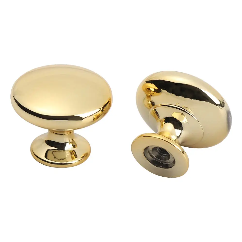 & Silver Mushroom Knobs | 24mm/30mm Dresser Hardware | Wardrobe Drawer Pulls