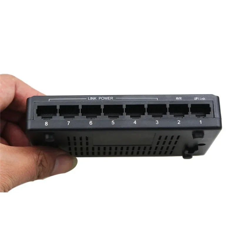 8-Port PoE Network Switch | 100Mbps Power Over Ethernet | For IP Cameras & VoIP - Thumbnail 7