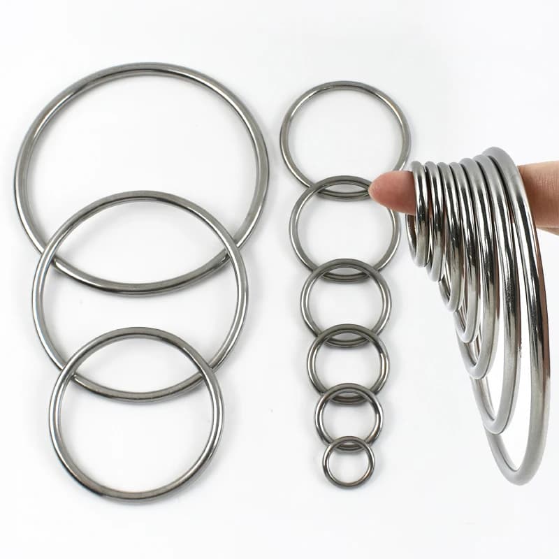 D Rings | Stainless Steel O-Ring Carabiner | 15-100mm Backpack Hook - Thumbnail 5