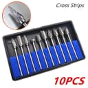 10PCS Double Cut