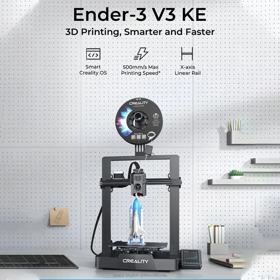 Creality Ender-3 V3 KE 3D Printer | 500mm/s Fast Printing | Smart Creality OS - Thumbnail 4