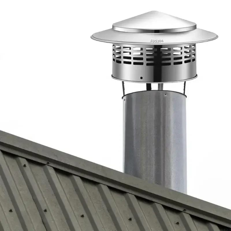 Stainless Steel Soffit Vent | Wall Air Outlet & Exhaust Hood | For Ducts & Chimneys - Thumbnail 2
