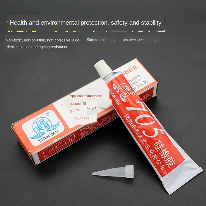 705 High Temp Intumescent Sealant | Clear Silicone Adhesive | Glass & Metal - Thumbnail 6