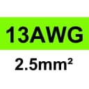Square 2.5mm