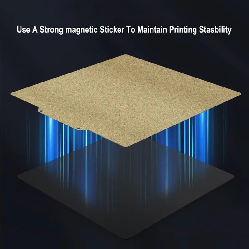 PEI Textured Build Plate for 3D Printer | Double-Sided Magnetic | CR-10S/X-Max3/Voron - Thumbnail 3