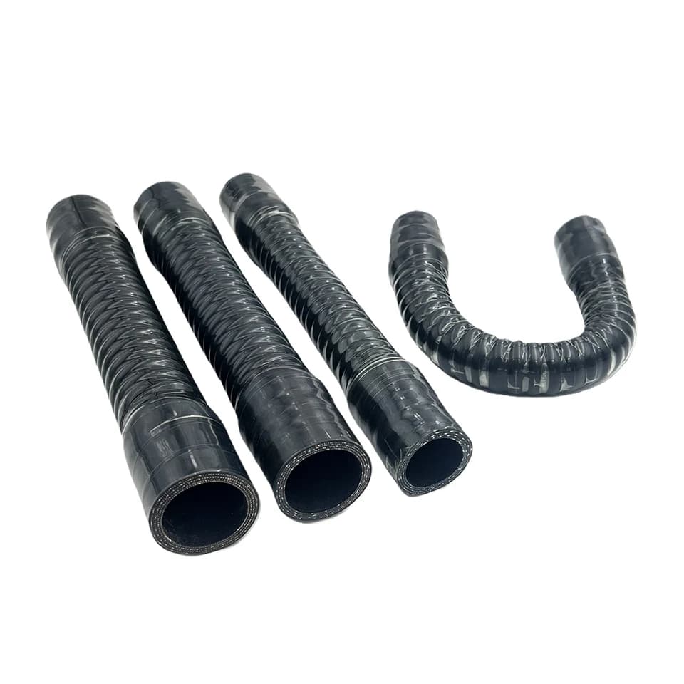 Black Silicone Flexible Washing Machine Hose | Universal Radiator/Air Intake | ID 16mm-75mm - Thumbnail 4