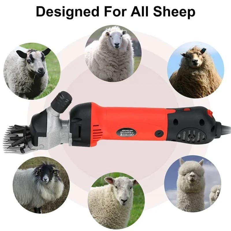 Sheep Shears | 1500W for Livestock & Cattle | Adjustable Speed - Thumbnail 5