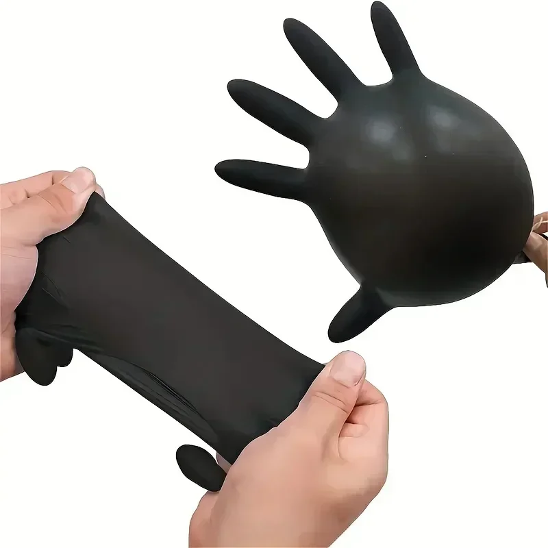 Vinyl Gloves | 100-Pack for Food Prep & Car Repair | Disposable PVC - Thumbnail 2