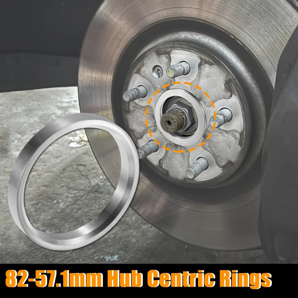 Wheel Spacers Rings | 82mm OD to 72.6mm ID | Hub Bore Adapters - Thumbnail 2