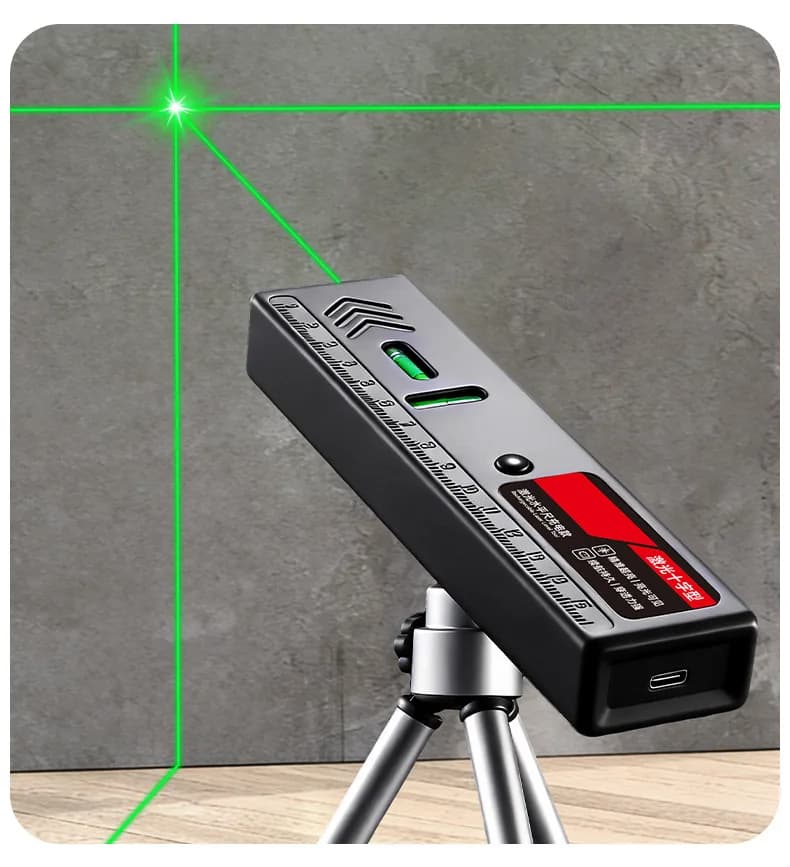 Green Beam Laser Level | Magnetic Base & Cross Line | High Precision Tool - Thumbnail 4