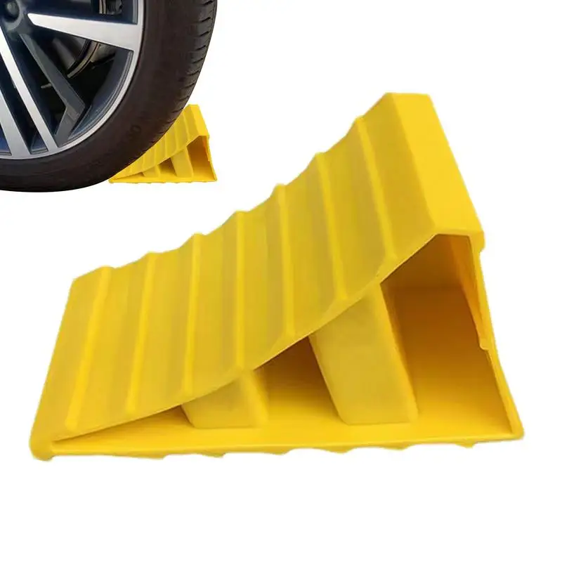 Anti-Slip Wheel Chocks for Cars | Tire Stopper Blocks | Portable for RVs/Trailers - Thumbnail 5